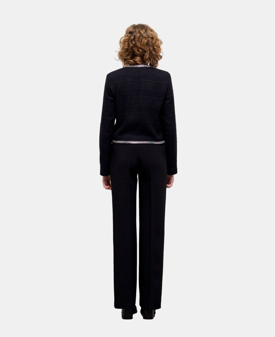 short black jacket