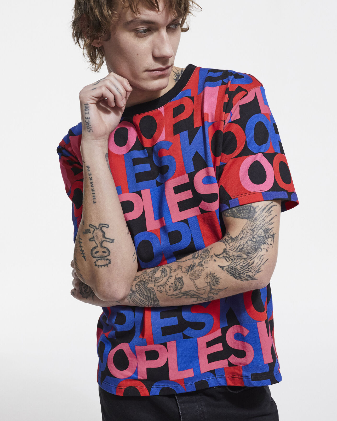 The Kooples HOMME MULTICOLOR t-shirt logo multicolore