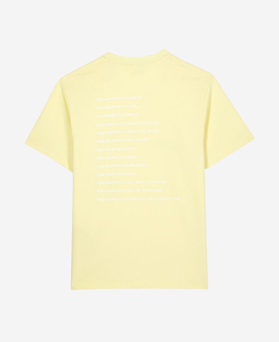 The Kooples MEN BRIGHT YELLOW yellow what is t-shirt