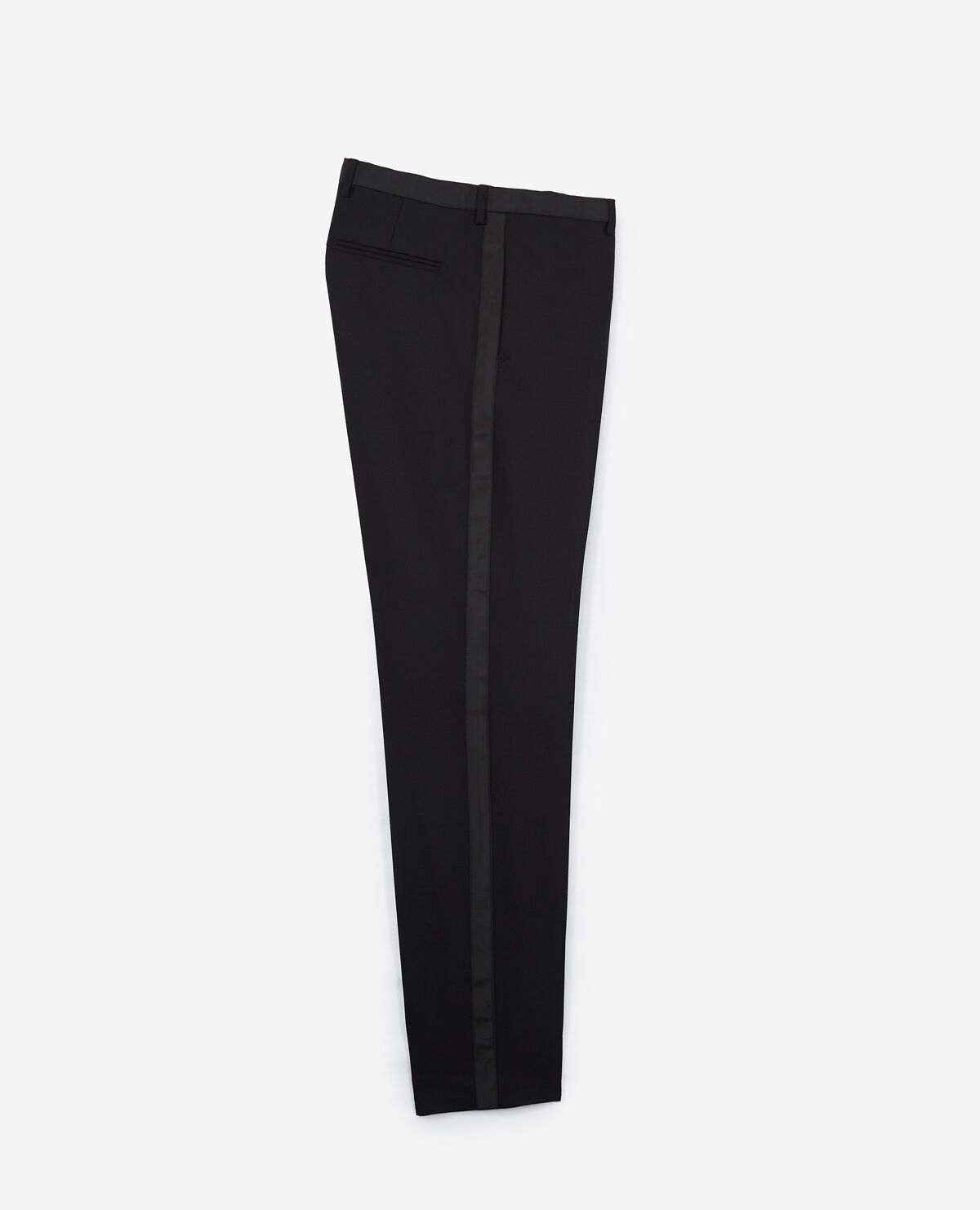 Pantalones de esmoquin negro store