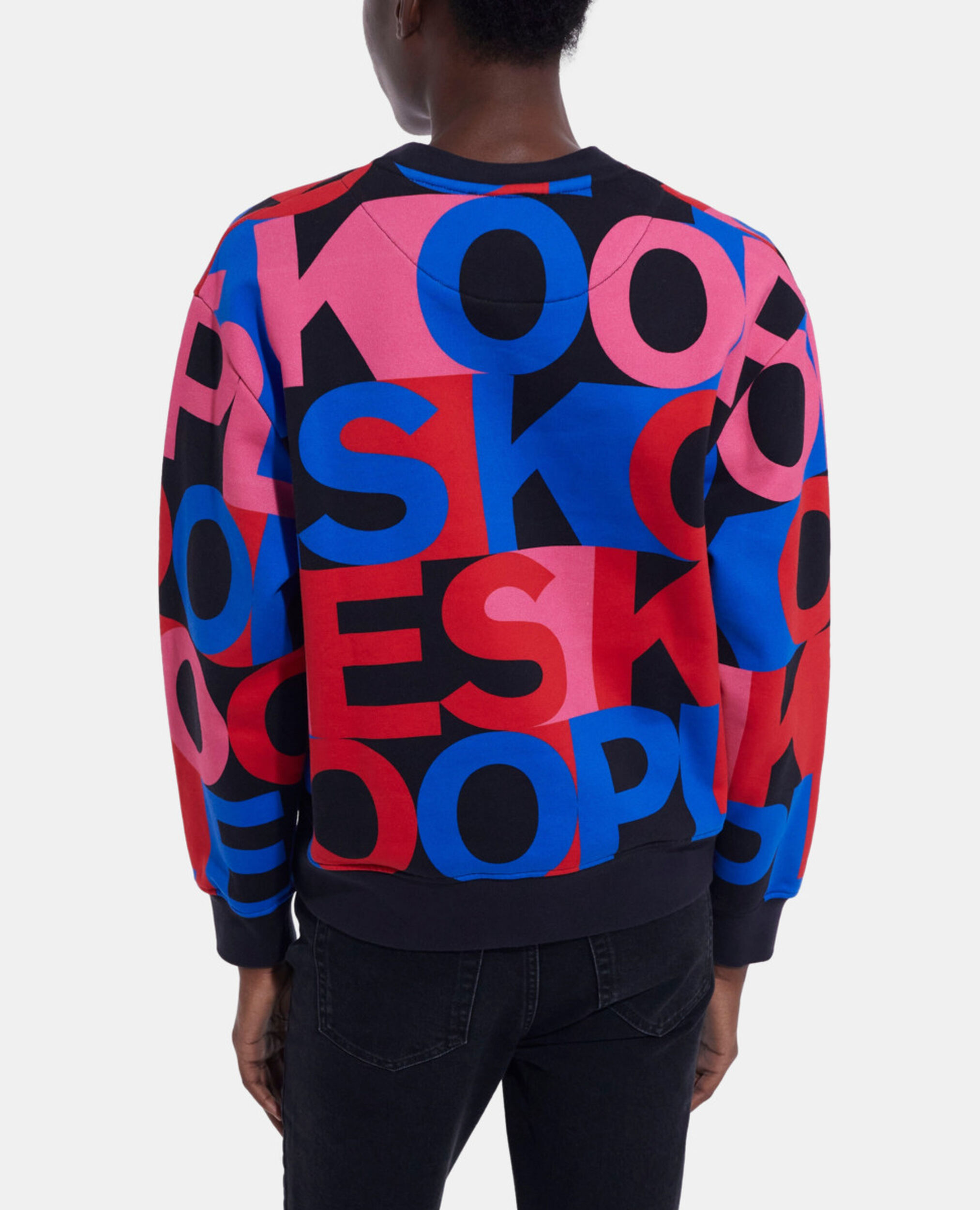 Sweatshirt logo multicolore, MULTICOLOR, hi-res image number null
