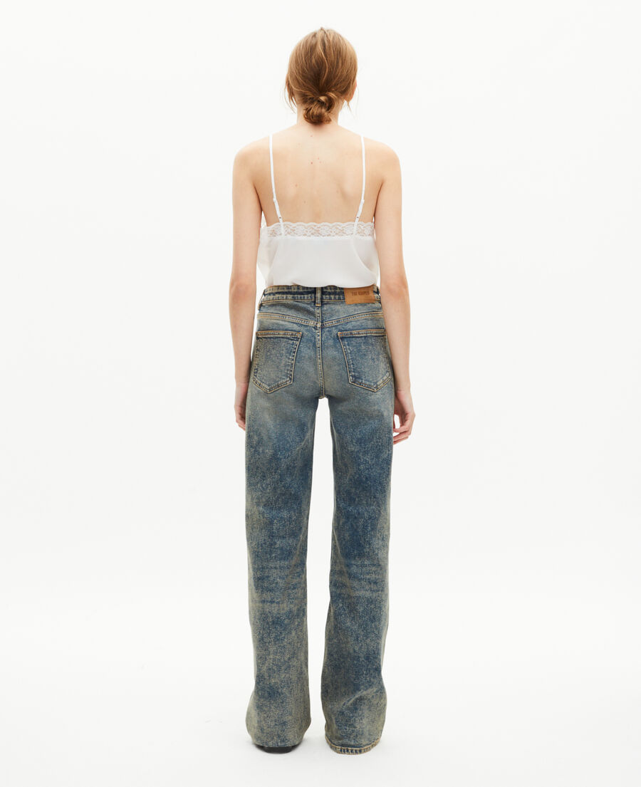 The Kooples FEMME BLUE jean bootcut bleu