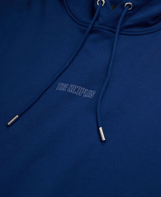 The Kooples HOMME ROYAL BLUE - DARK NAVY sweatshirt à capuche bleu vif avec logo