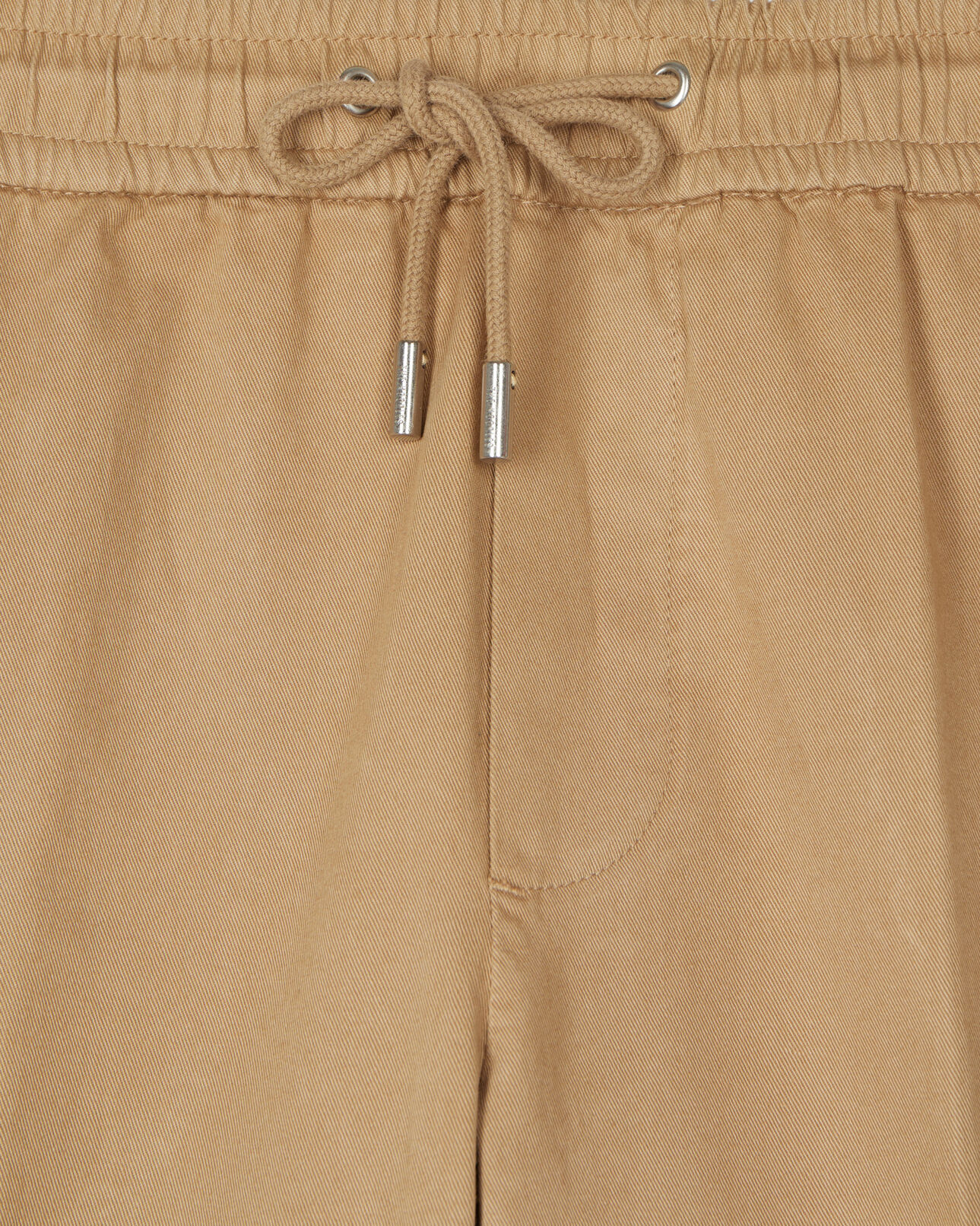 The Kooples MEN CAMEL camel cotton trousers