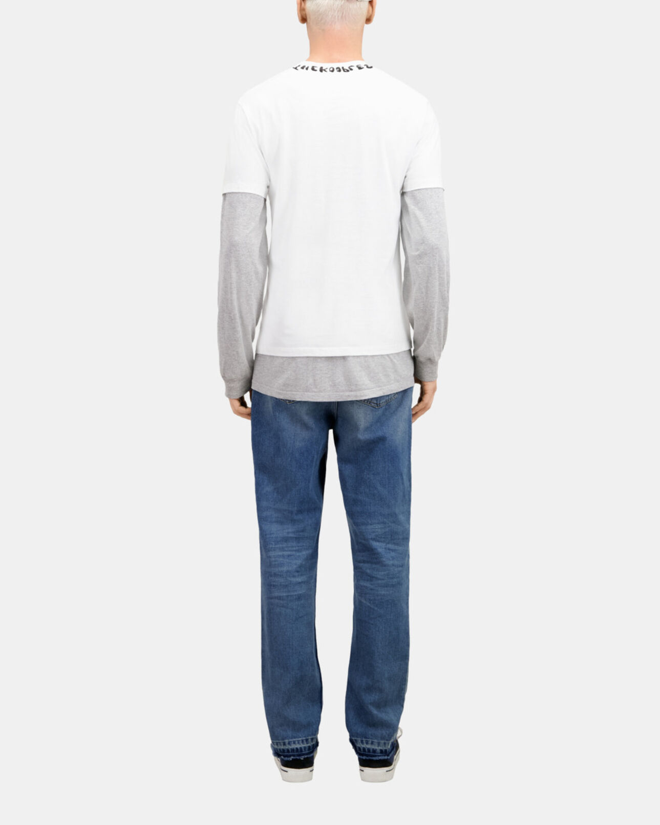 The Kooples HOMME WHITE t-shirt homme blanc avec logo