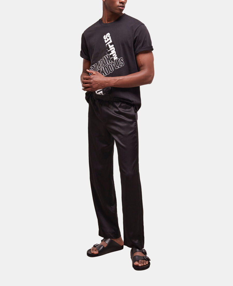 t-shirt homme logo the kooples noir