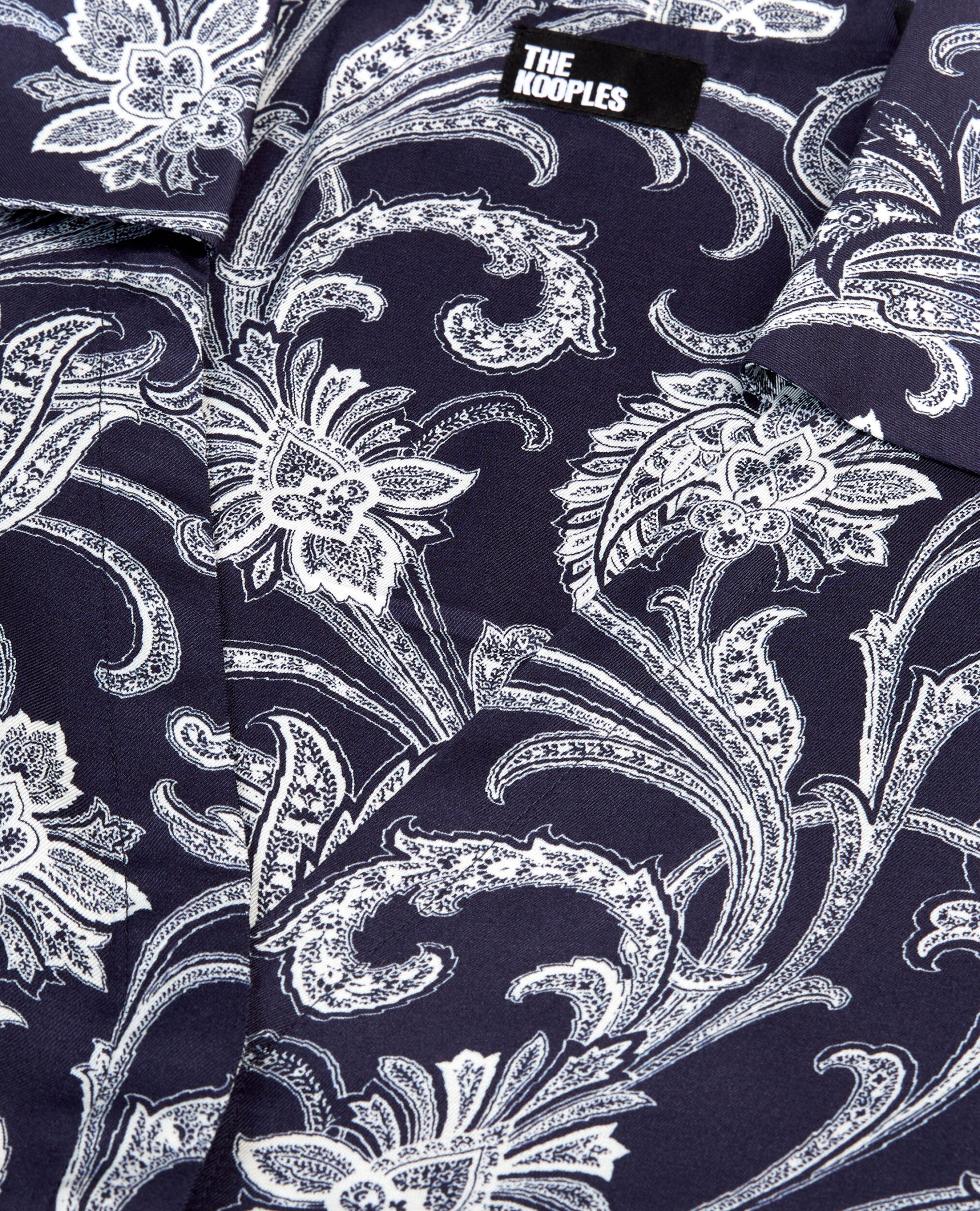 Chemise fleurie bleue, NAVY, hi-res image number null