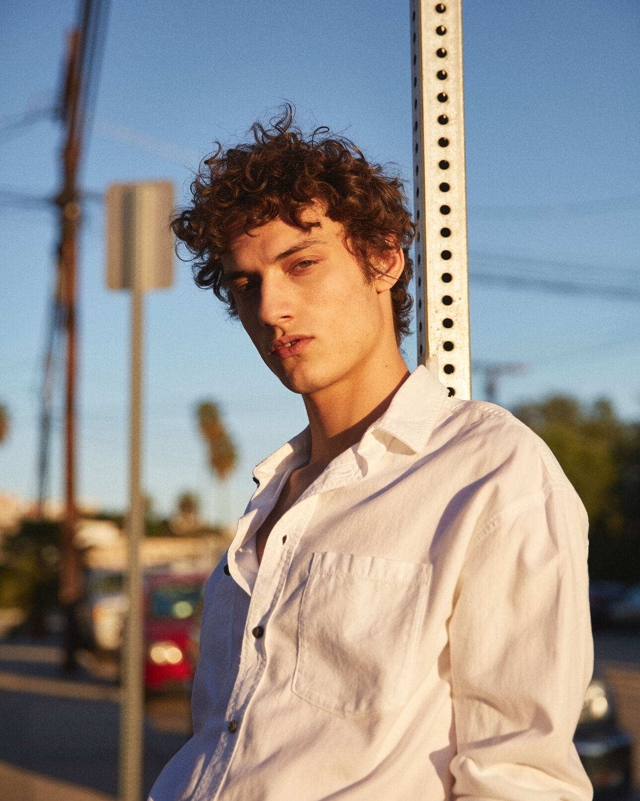 The Kooples MEN WHITE oversized white shirt