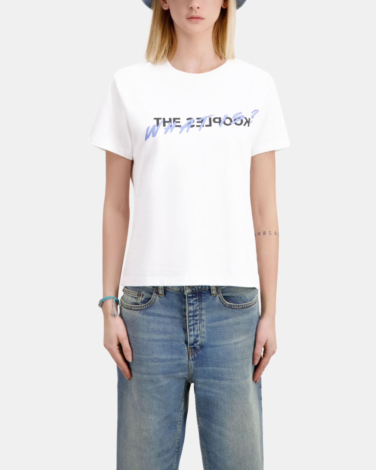 The Kooples MUJER WHITE camiseta what is blanca