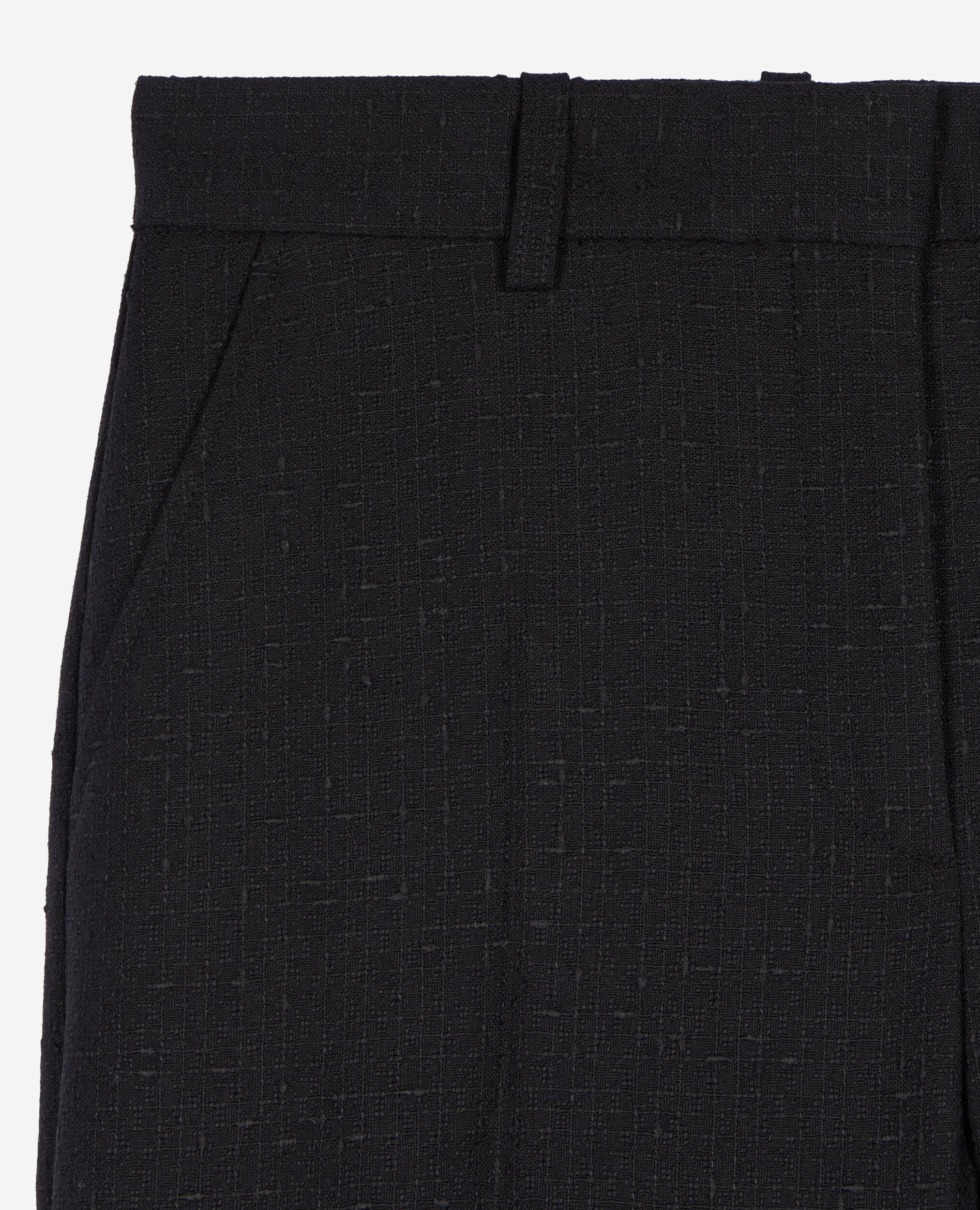 Schwarze Anzughose aus einer Wollmischung, BLACK, hi-res image number null