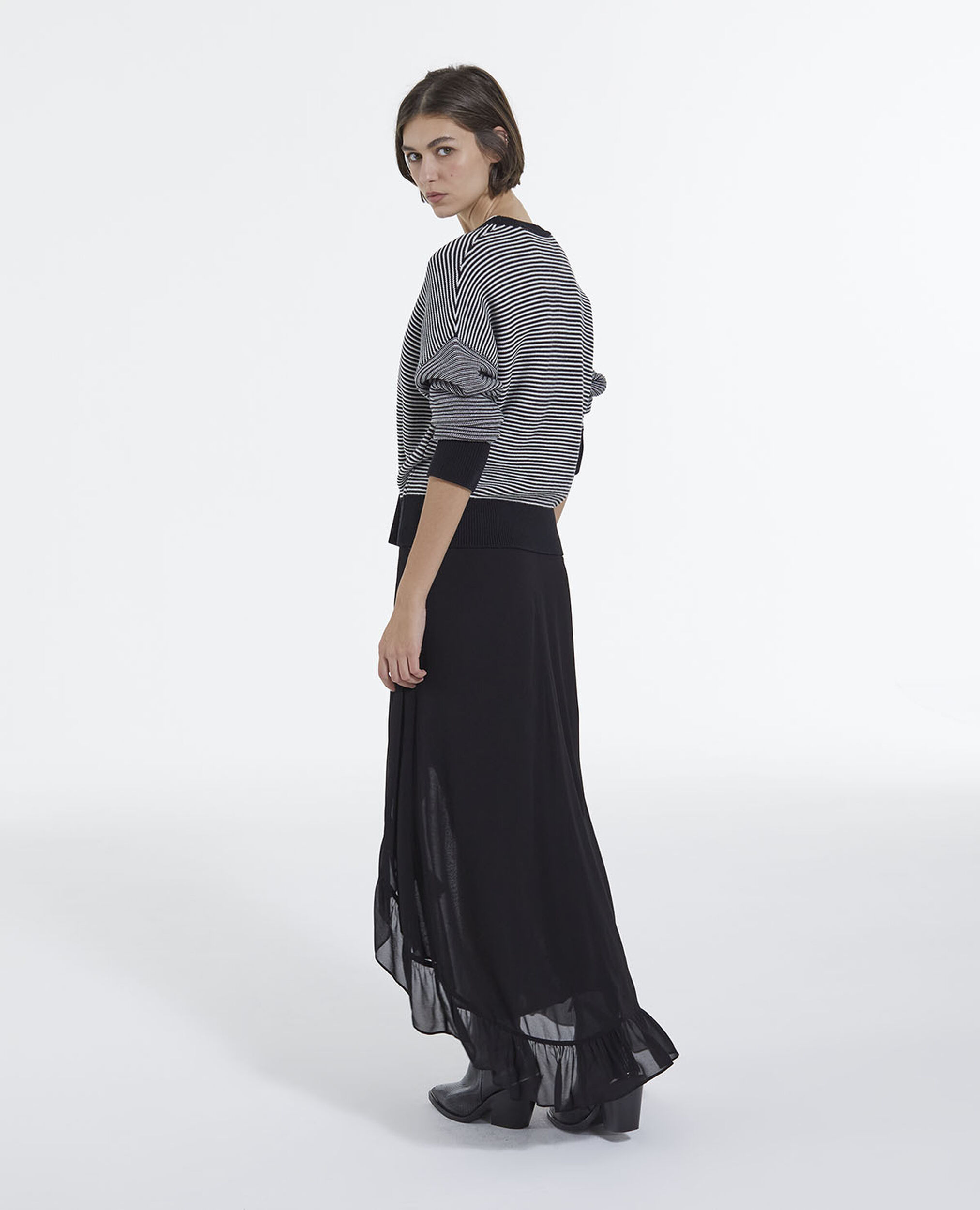 Long skirt, BLACK, hi-res image number null