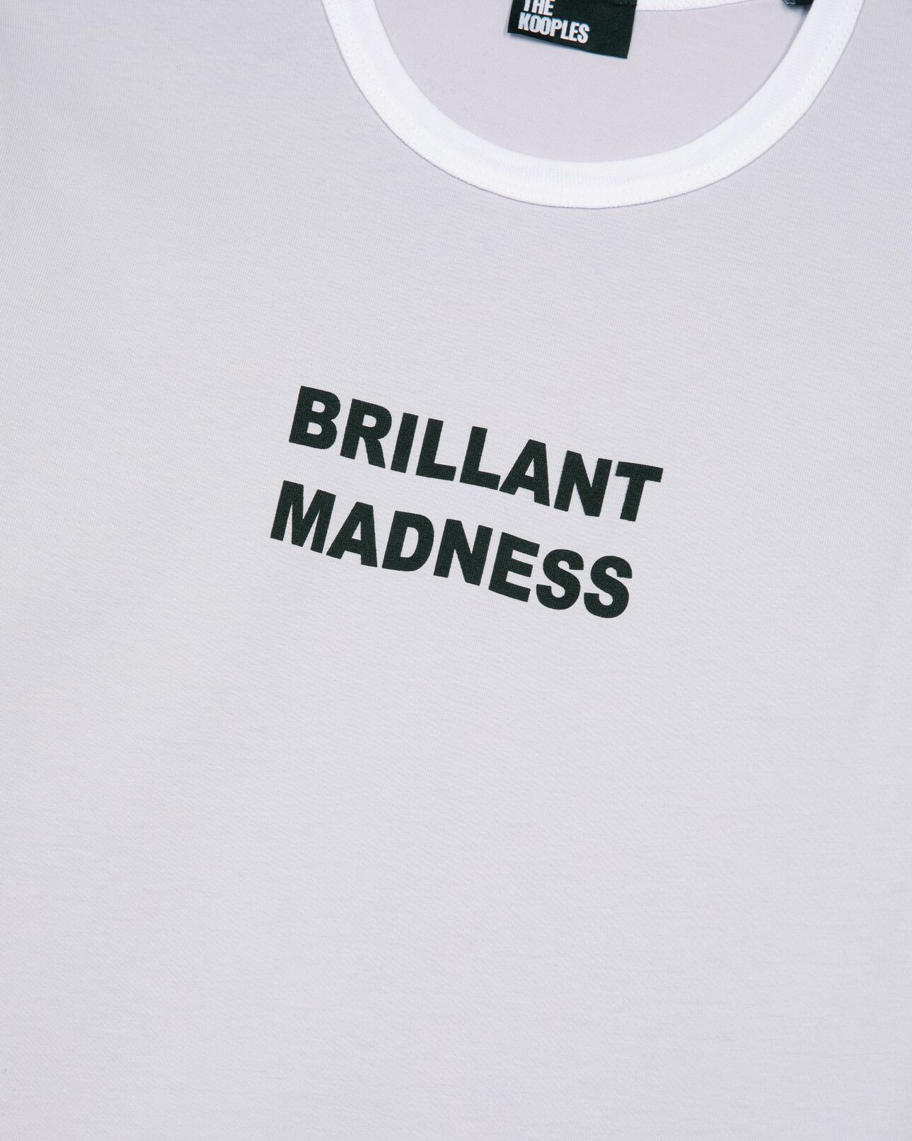 The Kooples F LIGHT PURPLE t-shirt with lilac screen print