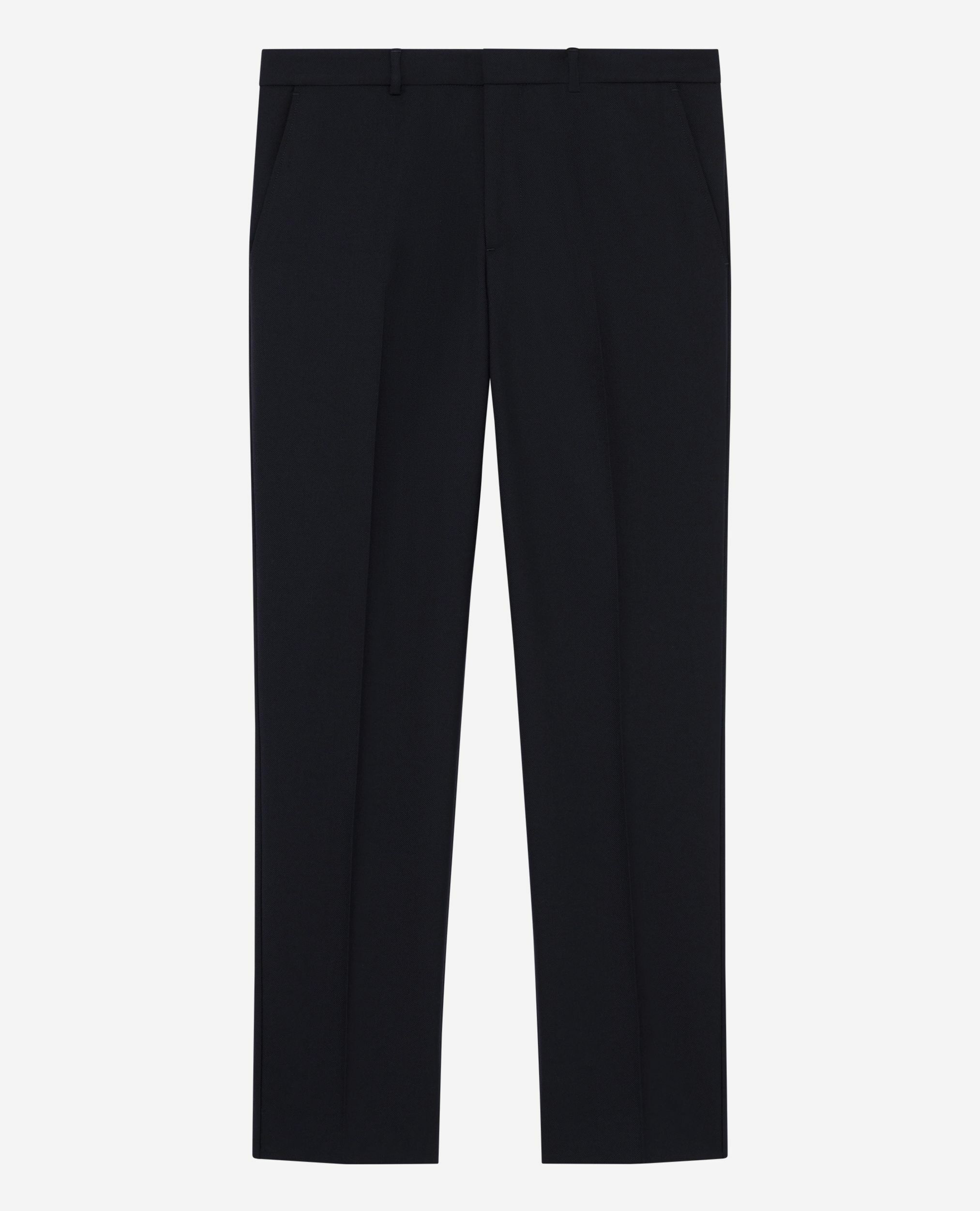 Navy straight-leg pants, NAVY, hi-res image number null