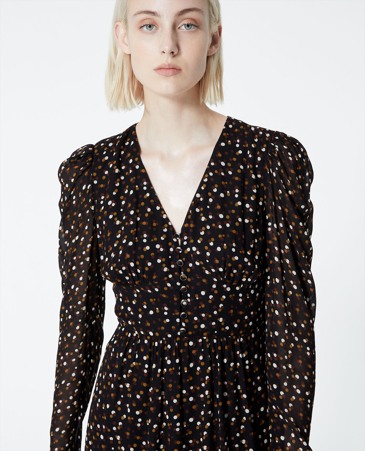 Kooples polka dot dress hotsell