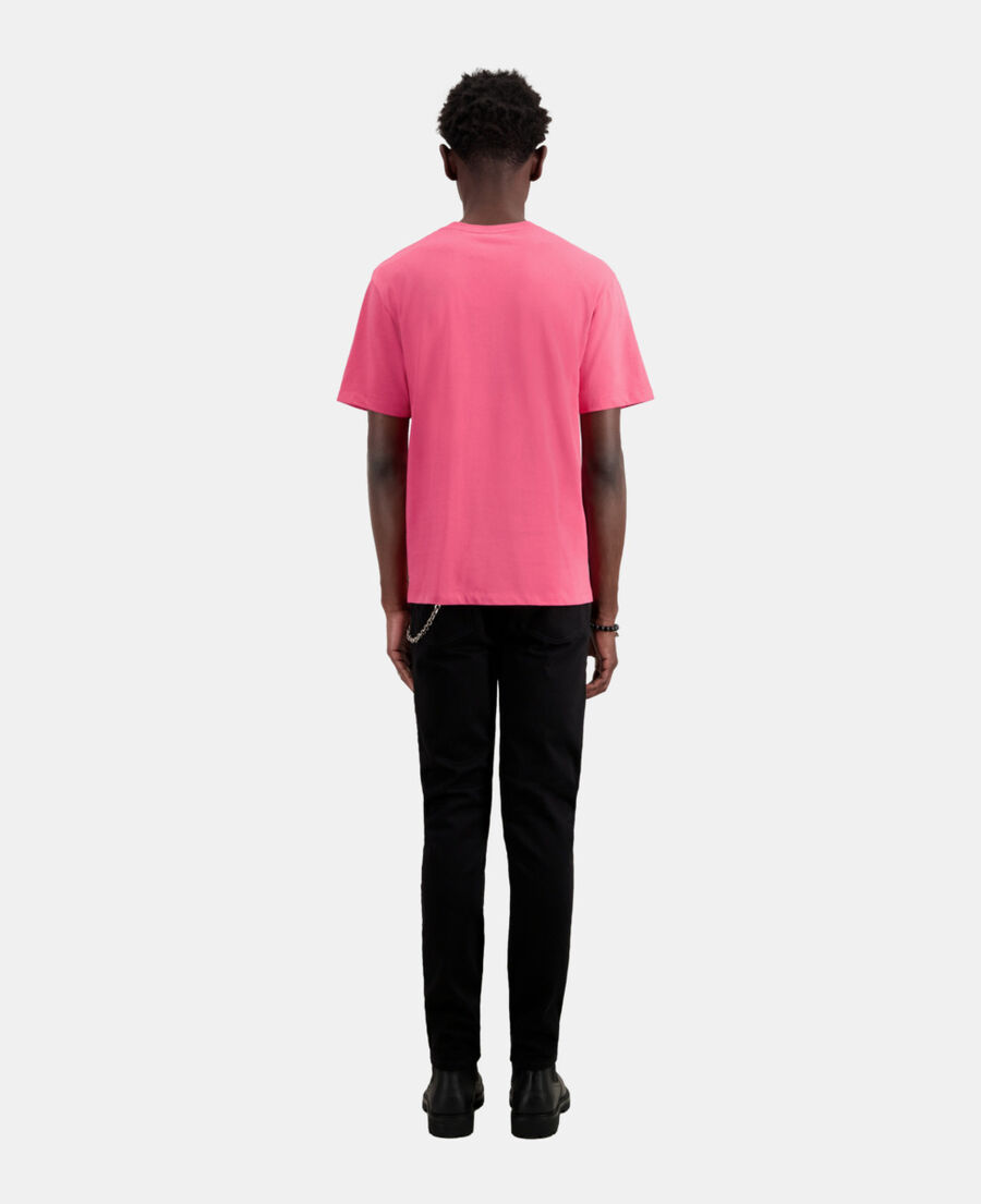 The Kooples MEN OLD PINK men's pink t-shirt with logo
