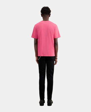 The Kooples MEN OLD PINK men's pink t-shirt with logo