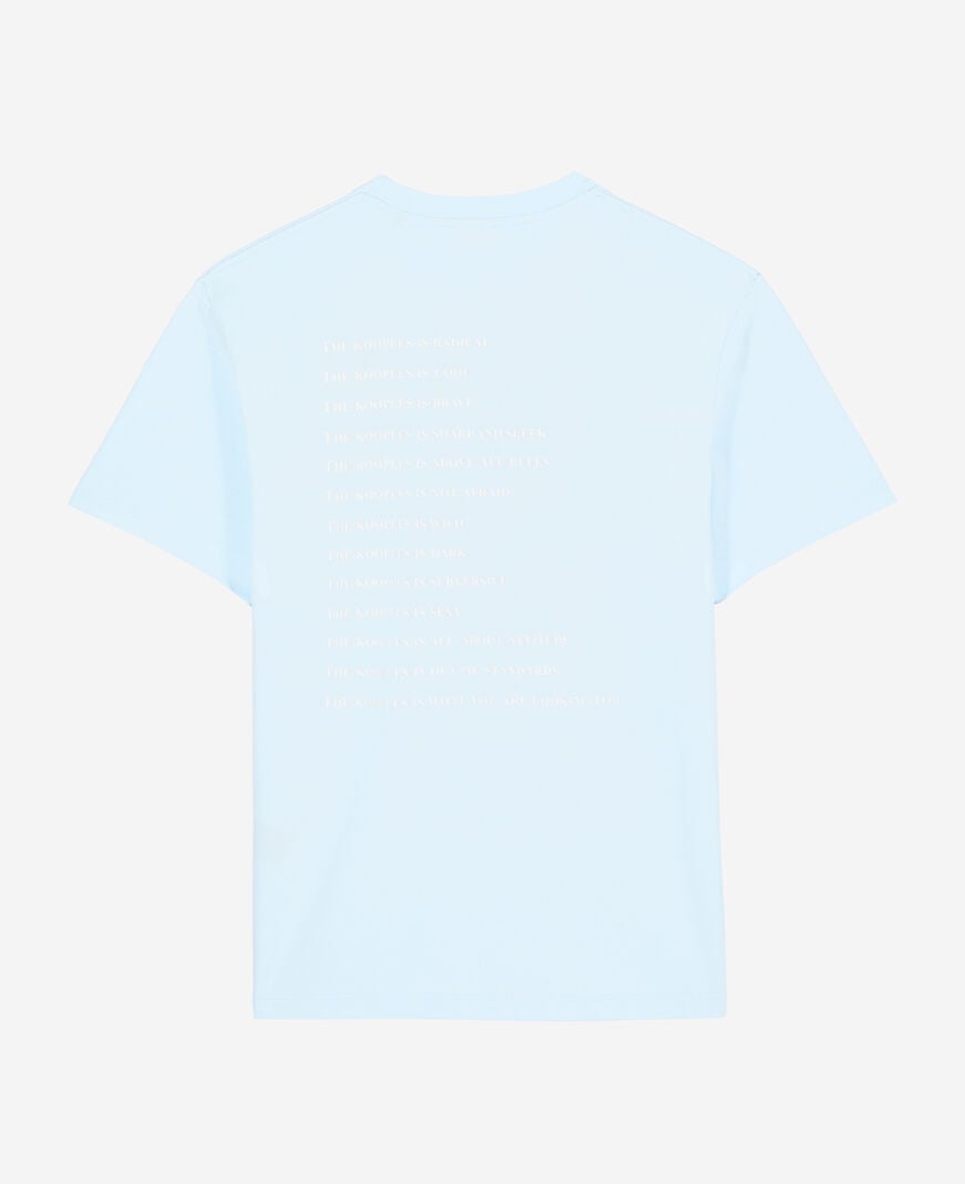The Kooples MEN BLUE SKY light blue what is t-shirt