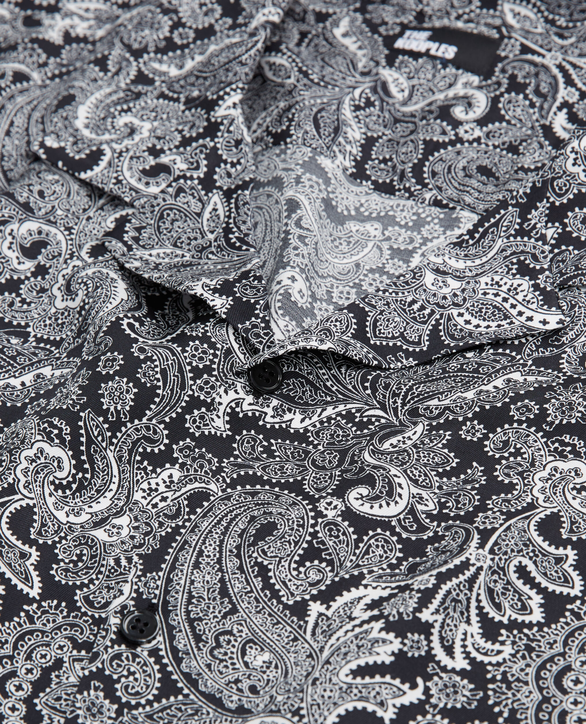 Chemise imprimée blanche et noire, BLACK WHITE, hi-res image number null