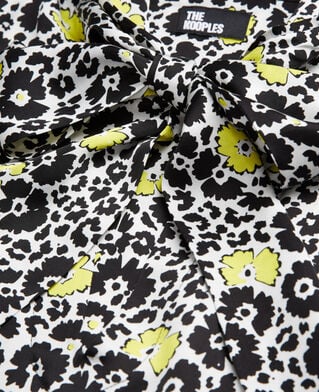 The Kooples FEMME ECRU / YELLOW top fleuri