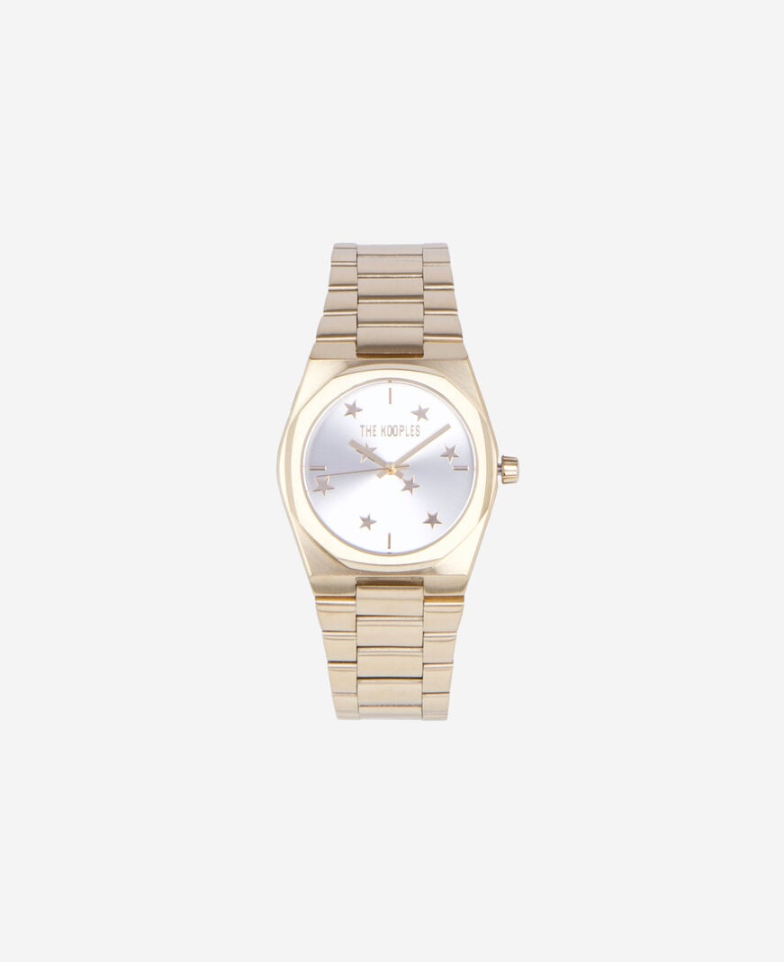 The Kooples MIXTE GOLD montre avec étoiles dorée