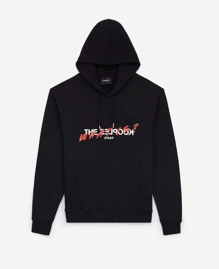 The Kooples HOMME BLACK sweat noir s&eacute;rigraphie what is