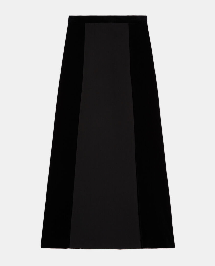 The Kooples FEMME BLACK jupe longue noire