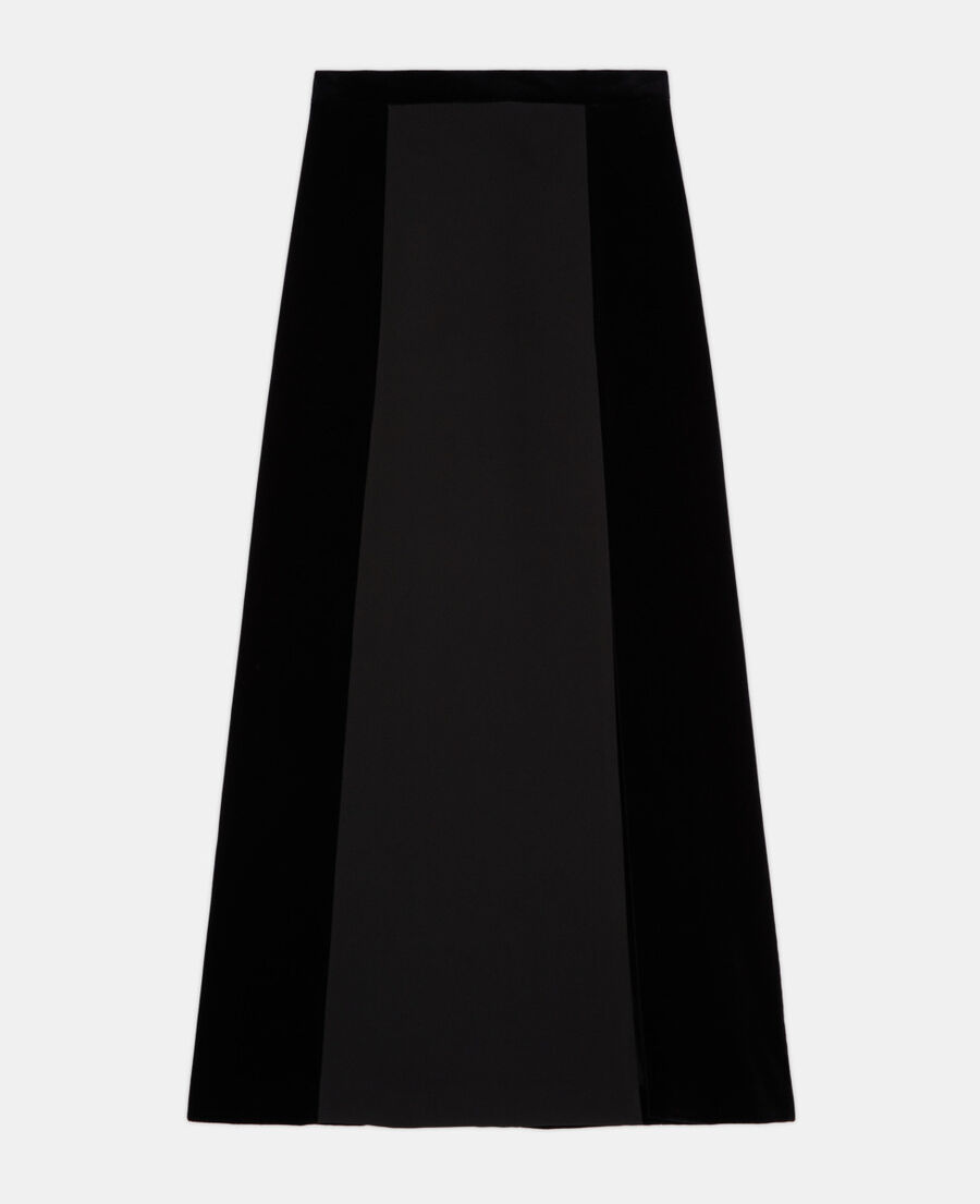 The Kooples FEMME BLACK jupe longue noire