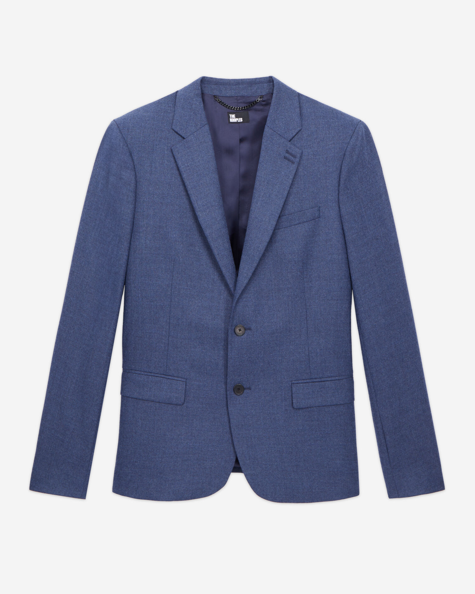 Veste bleue en flanelle, BLUE, hi-res image number null