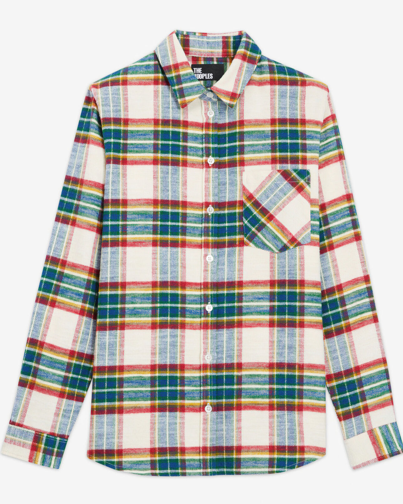 The Kooples WOMEN MULTICOLOR overshirt with check motif