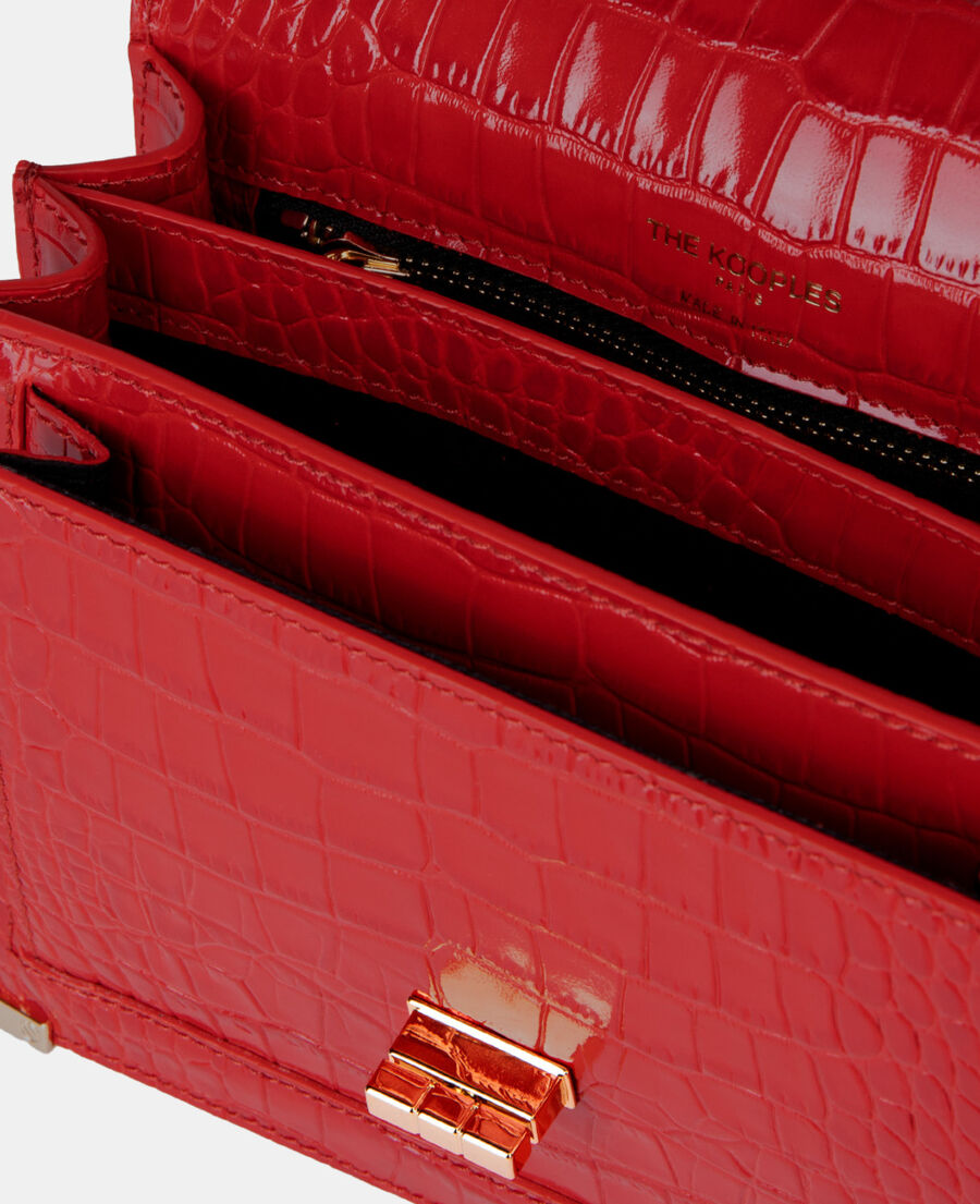 The Kooples F RED small emily bag in red leather