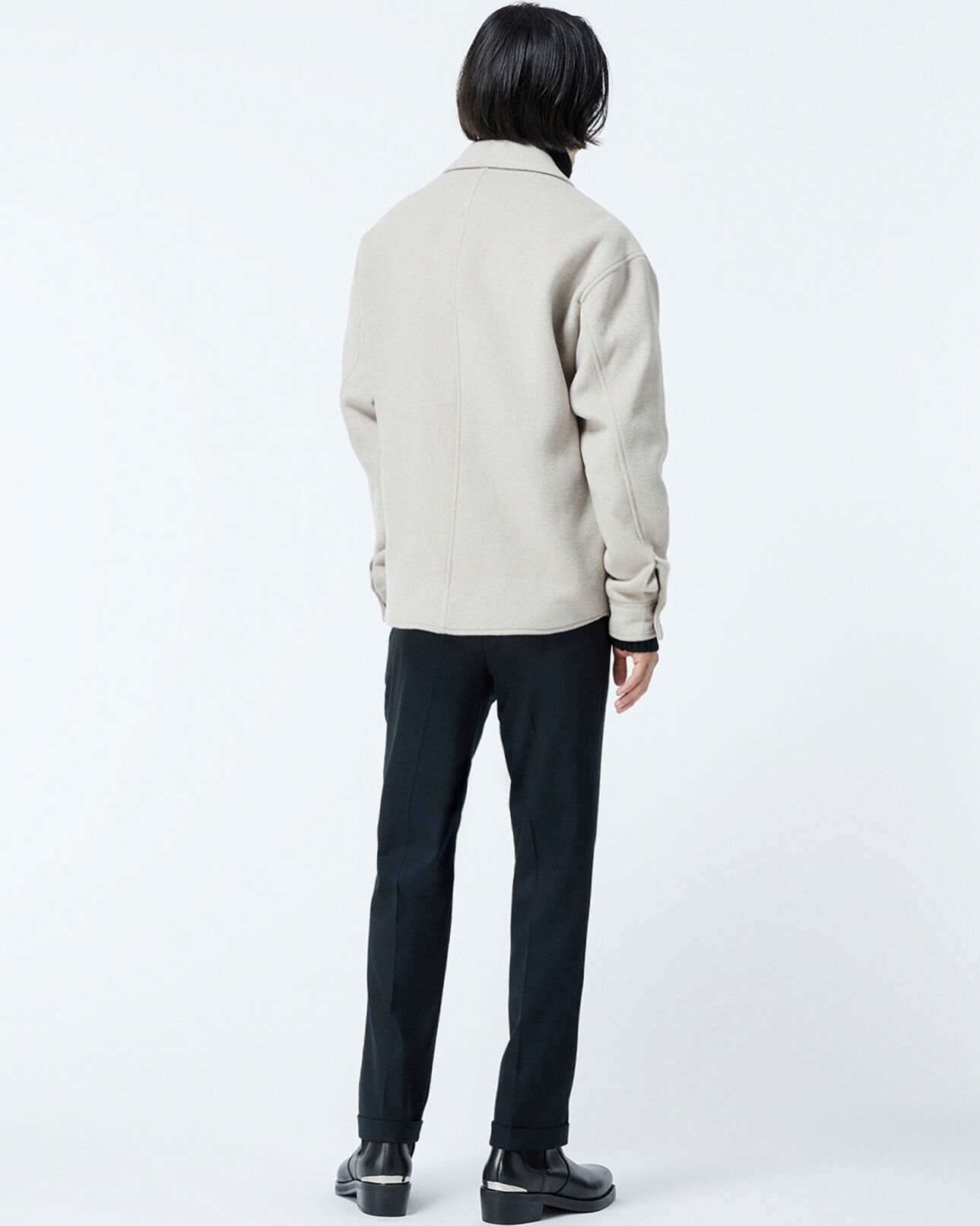 The Kooples MEN BEIGE beige overshirt