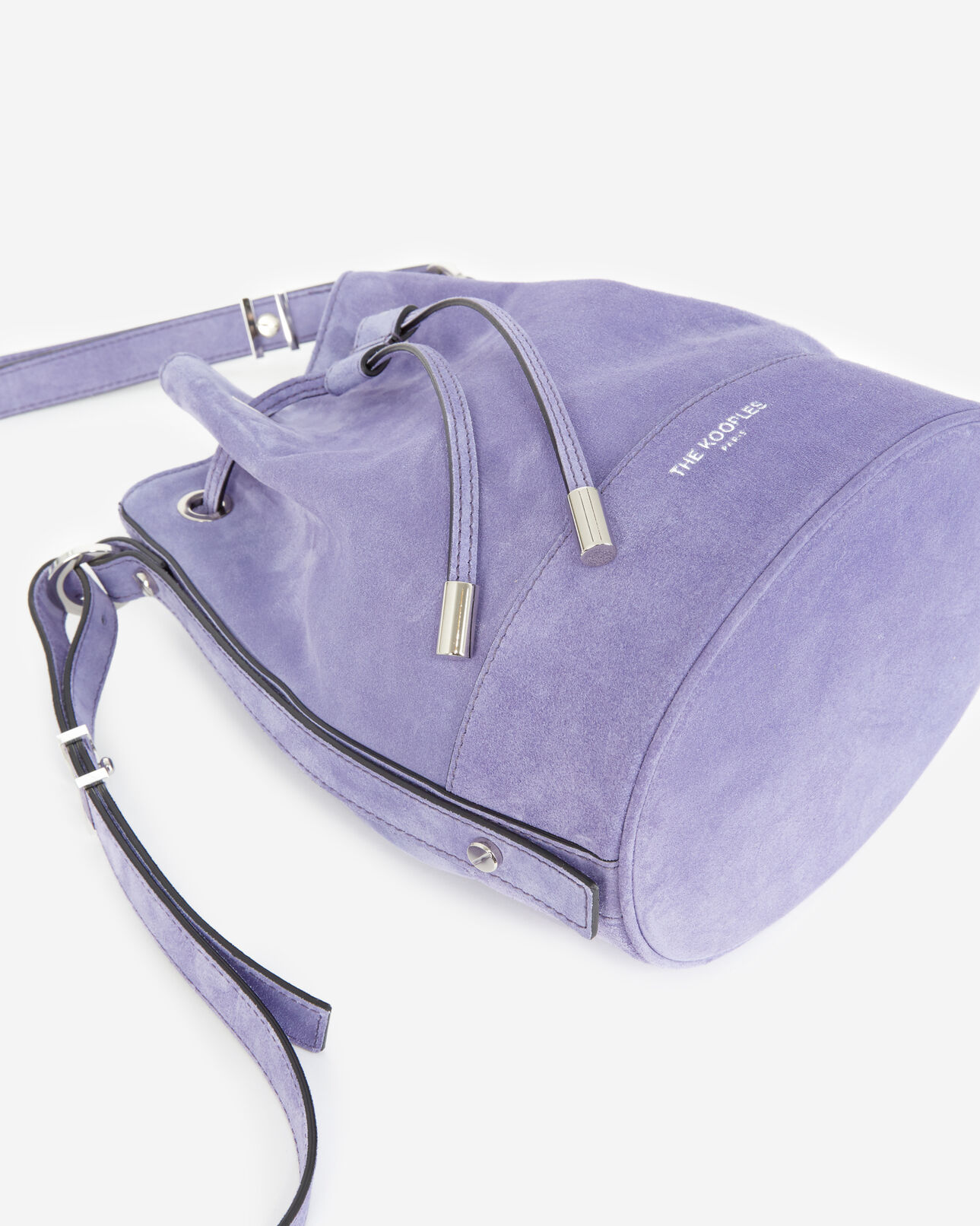The Kooples FEMME VIOLET sac medium tina en cuir lilas