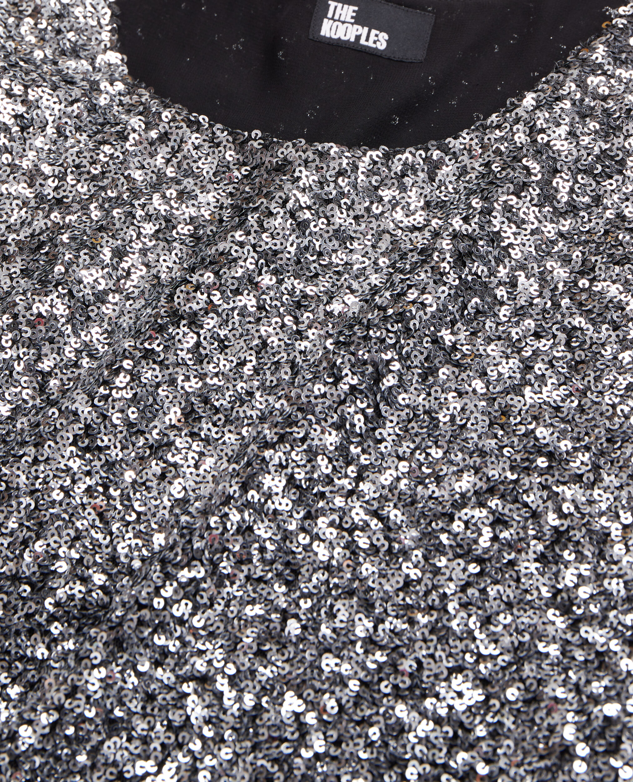 Silver sequin top, SILVER, hi-res image number null