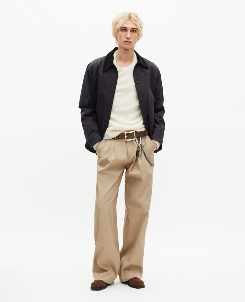 The Kooples MEN DARK NAVY navy cotton jacket