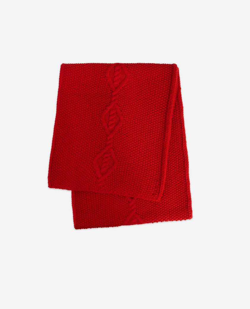 The Kooples MIXTE TANGO RED écharpe en laine rouge