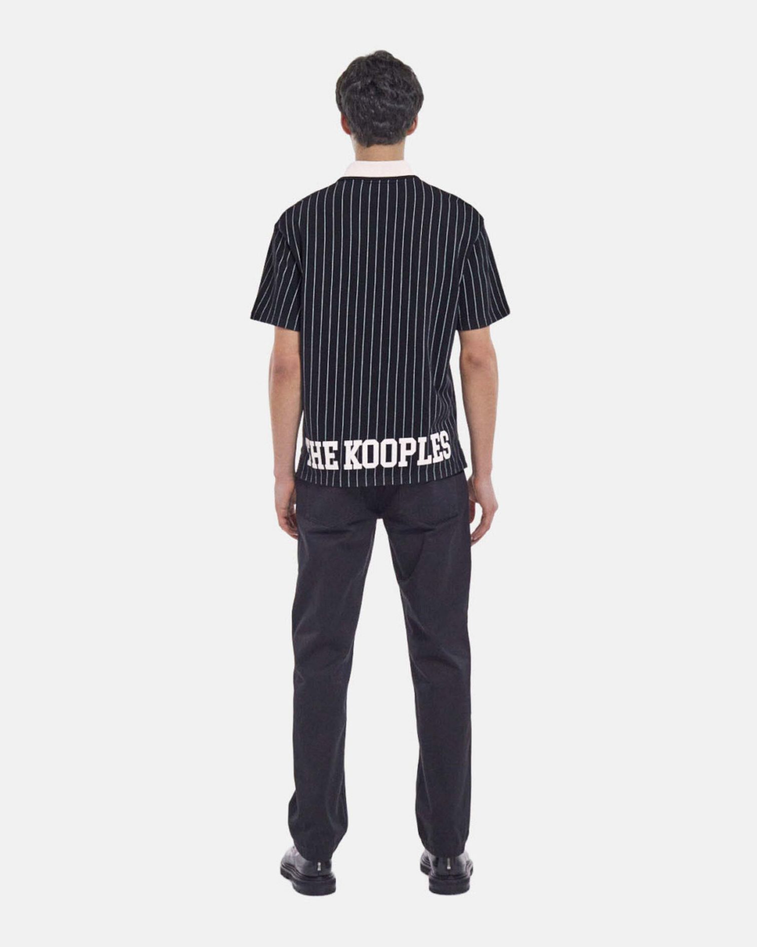 Stripped polo, BLACK, hi-res image number null