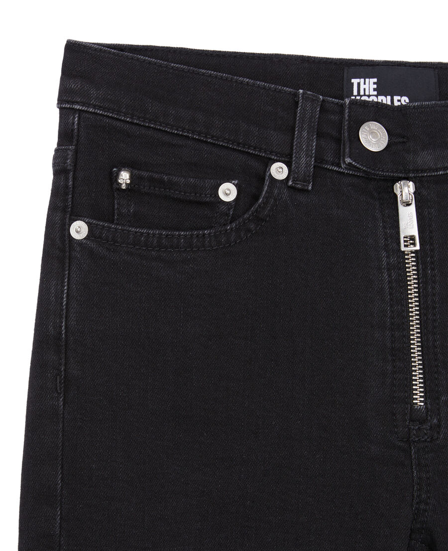 jean slim noir avec zip