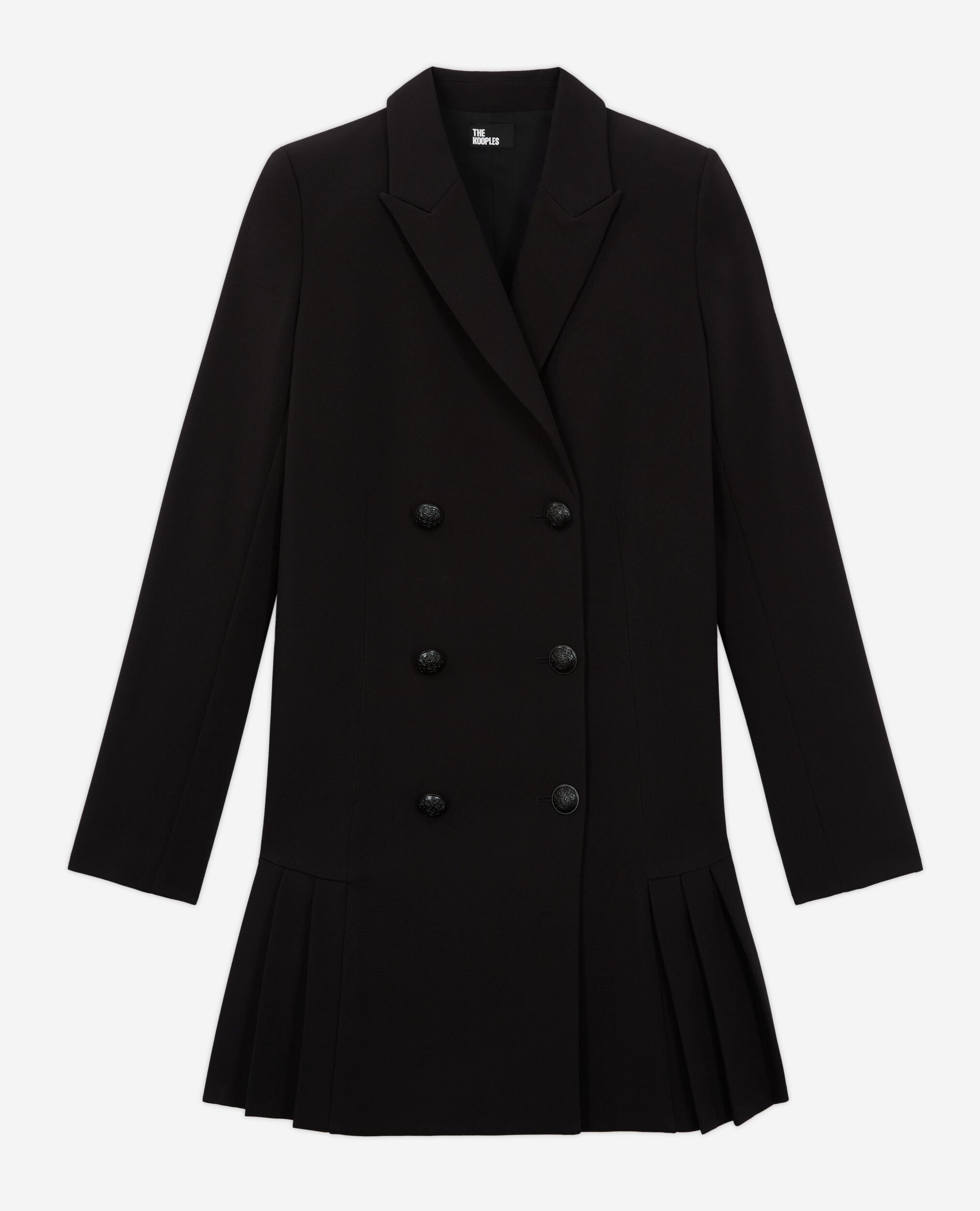 Robe tailleur courte noire, BLACK, hi-res image number null