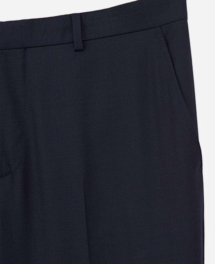 The Kooples HOMME NAVY pantalon de costume bleu marine