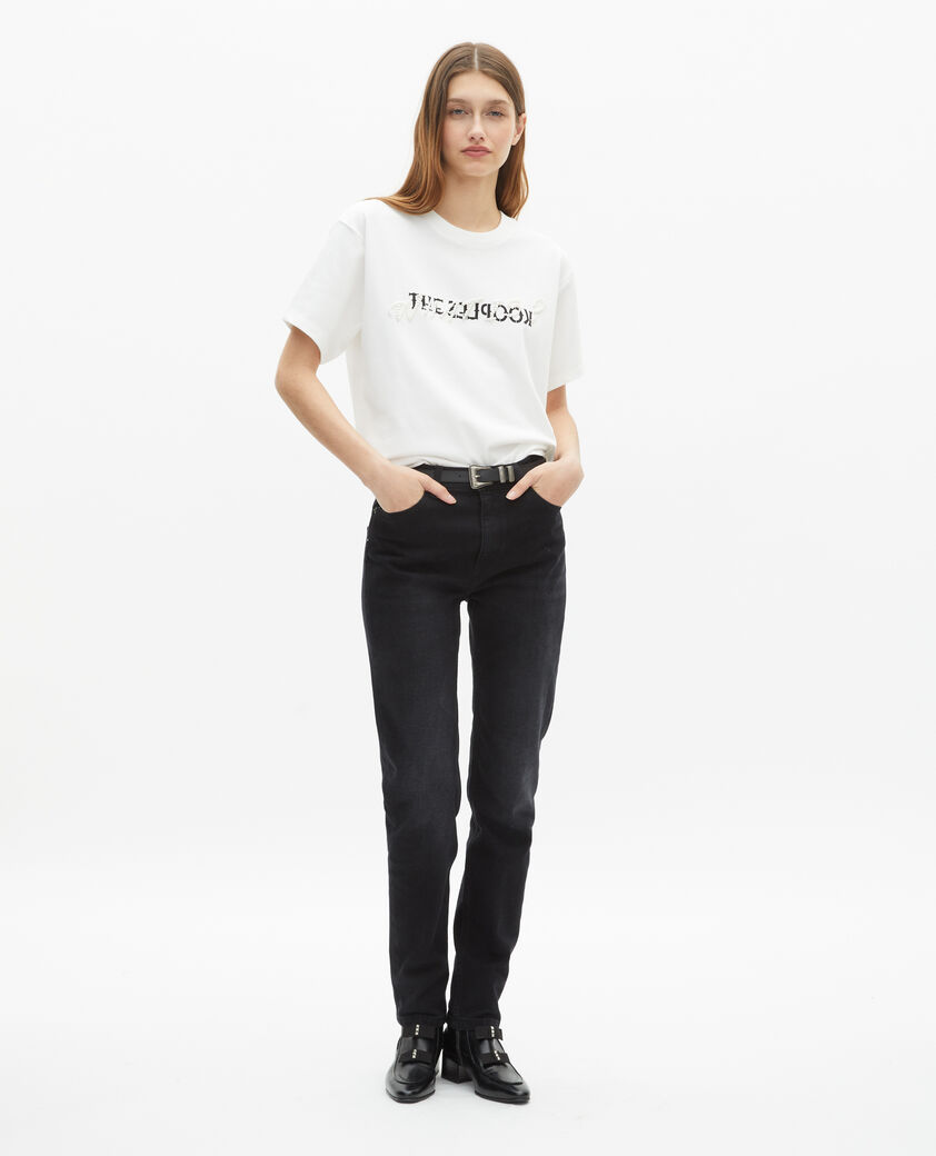 The Kooples DAMEN WHITE t-shirt what is mit perlen weiß
