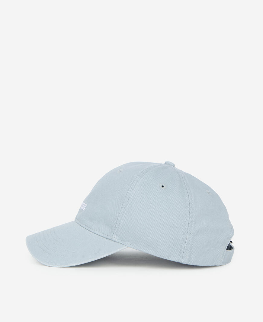 The Kooples MIXED BLUE GREY blue embroidered logo cap