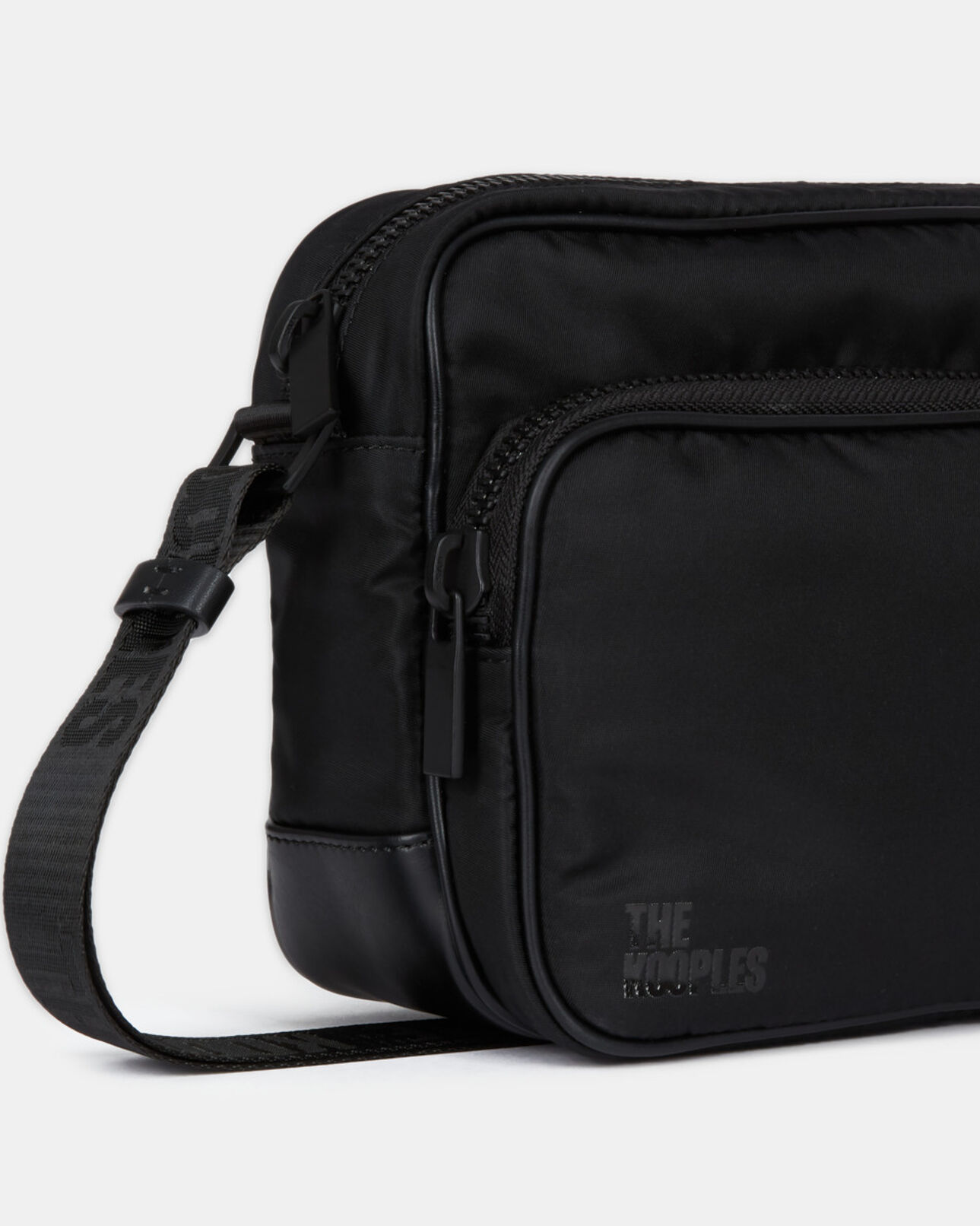 The Kooples MIXED BLACK black shoulder bag