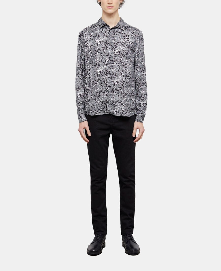 The Kooples HOMME BLACK WHITE chemise imprimée