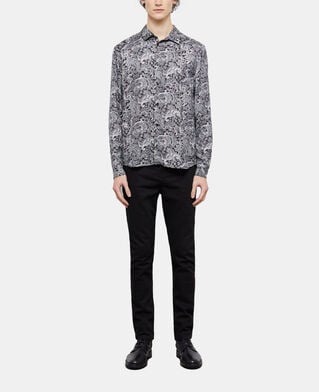 The Kooples HOMME BLACK WHITE chemise imprimée