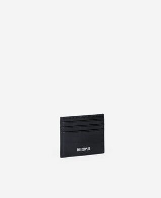 The Kooples DAMEN BLACK amelia kartenhalter aus schwarzem leder