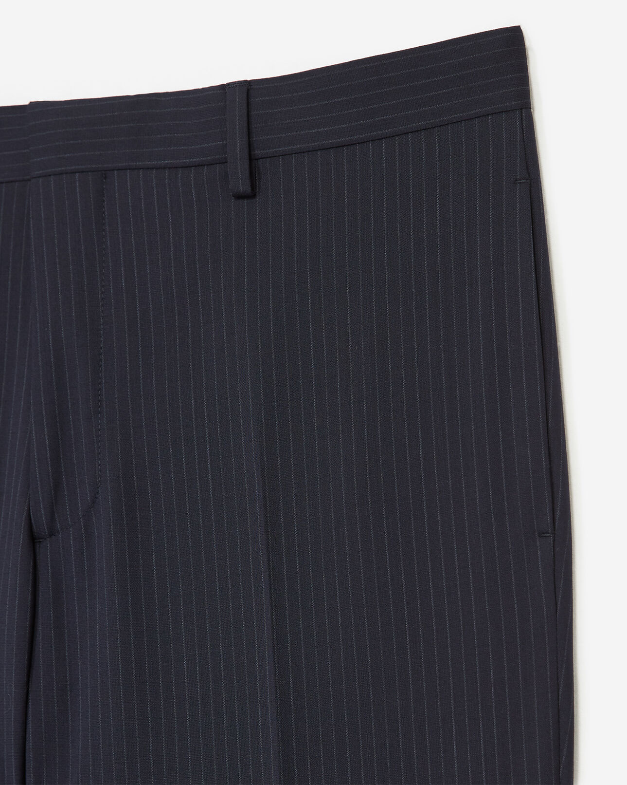 The Kooples MEN NAVY navy blue wool striped pants