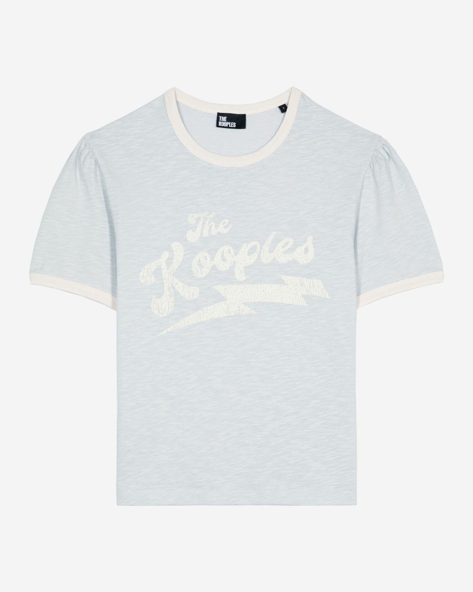 T-shirt avec sérigraphie bleu clair, LIGHT BLUE, hi-res image number null