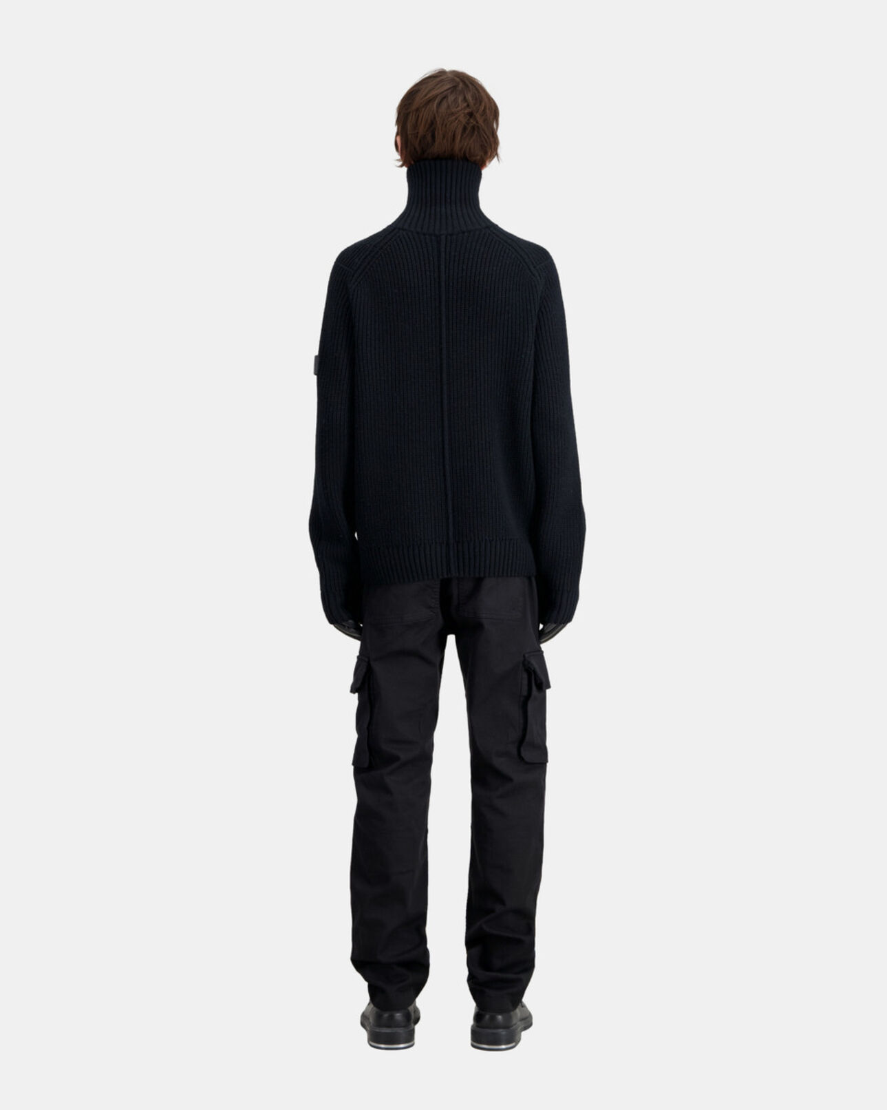The Kooples MEN BLACK black wool sweater