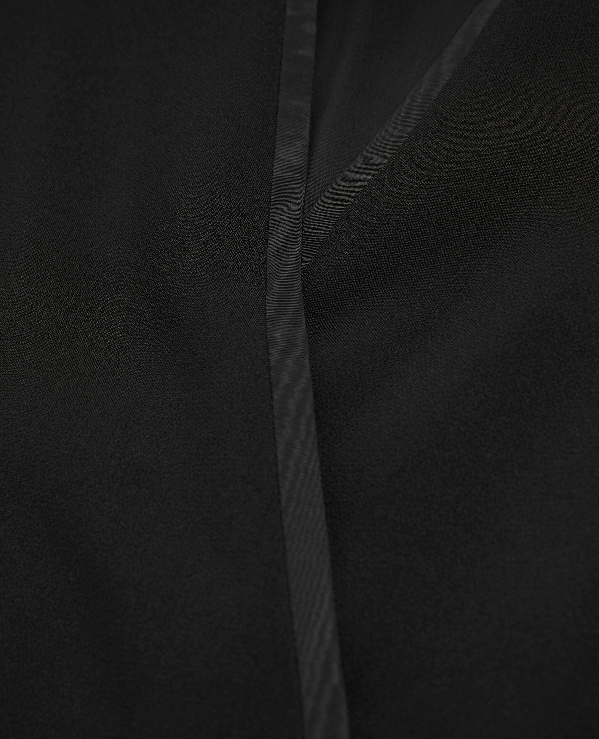 Robe courte croisée noire, BLACK, hi-res image number null