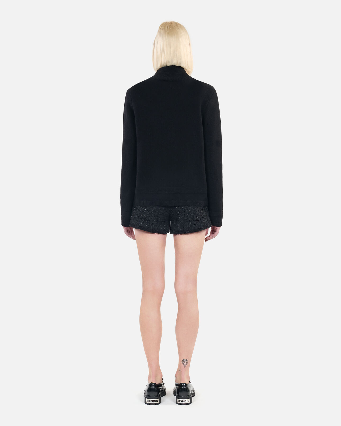 The Kooples DAMEN BLACK schwarzer wollpullover